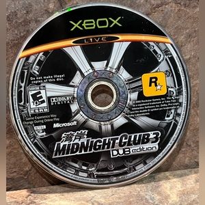 Midnight Club 3: DUB Edition (Microsoft Xbox, 2005) Video Game No Manual No case